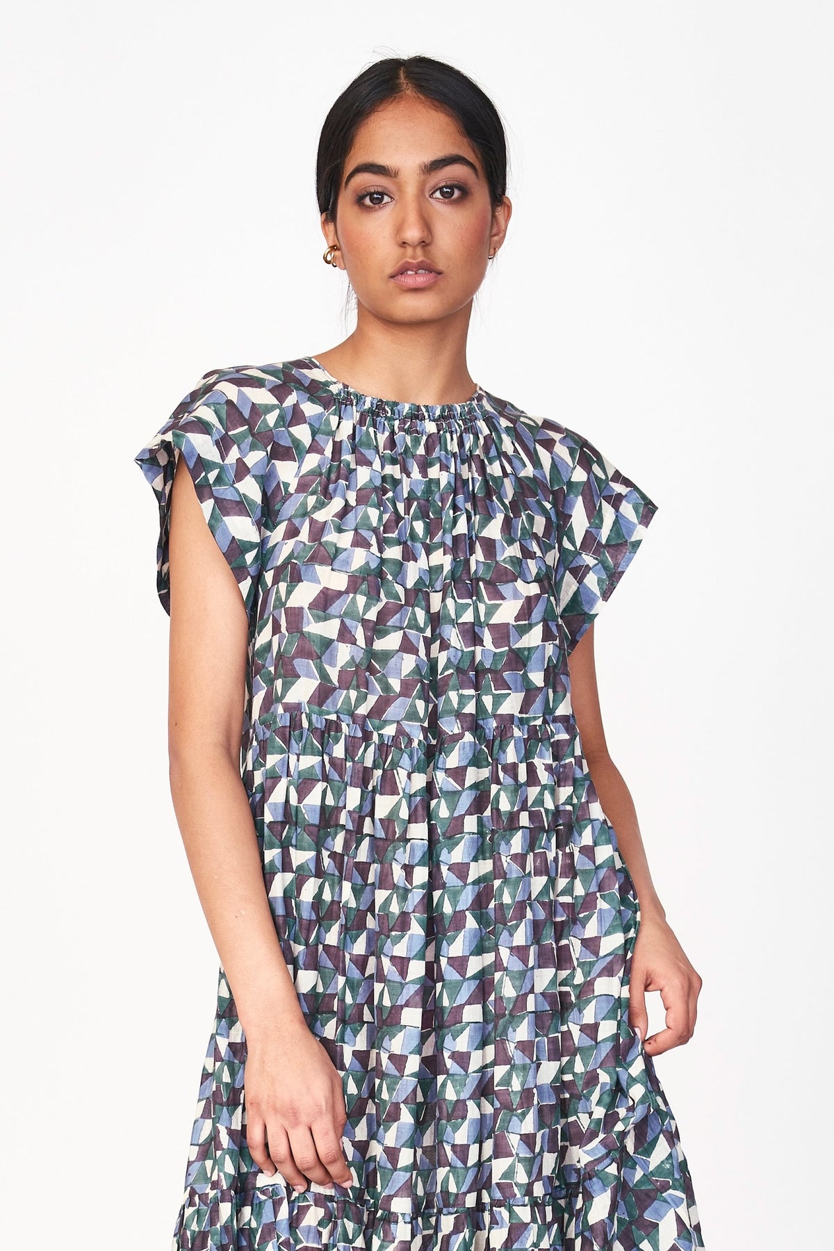 Tiered maxi dress