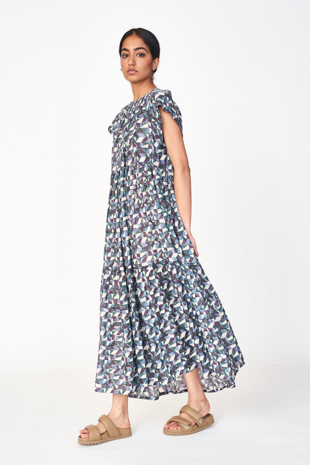 Tiered maxi dress