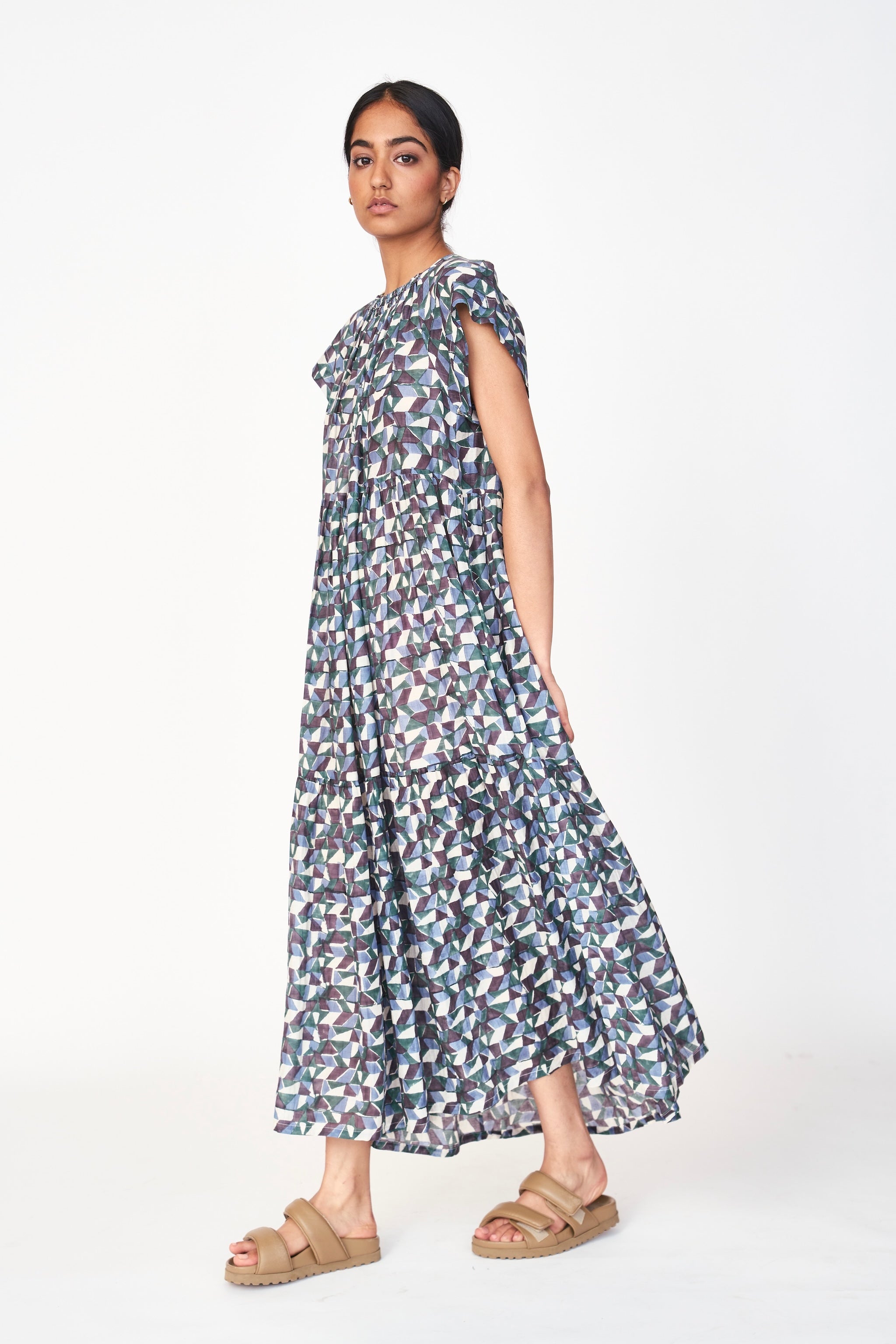 Tiered maxi dress