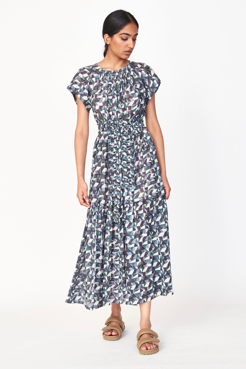 Tiered maxi dress