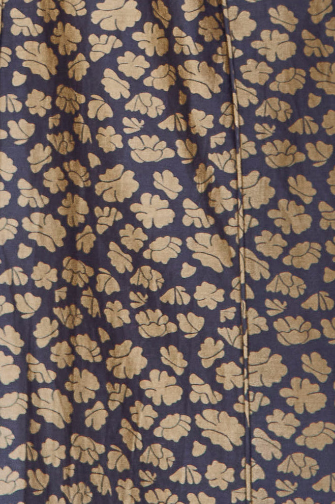 Pant in Navy Lilypad