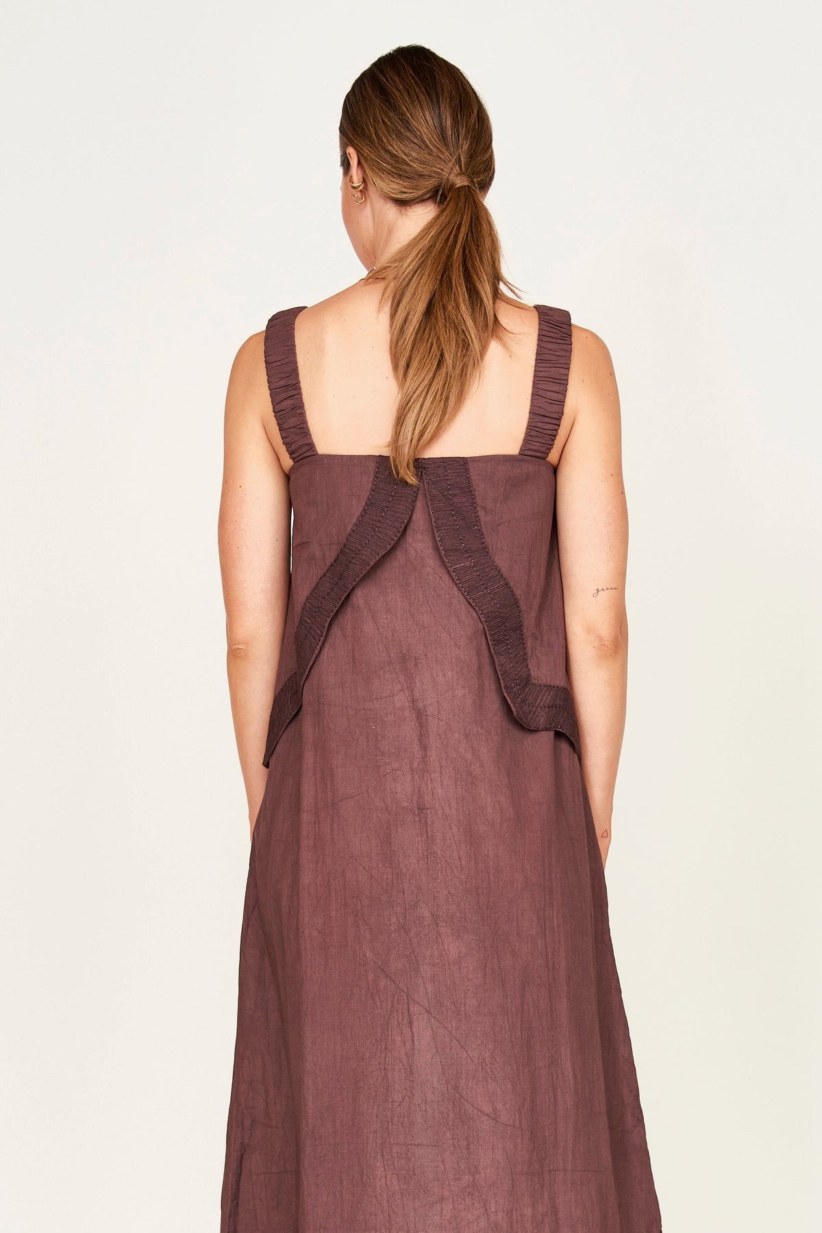 A-line midi dress