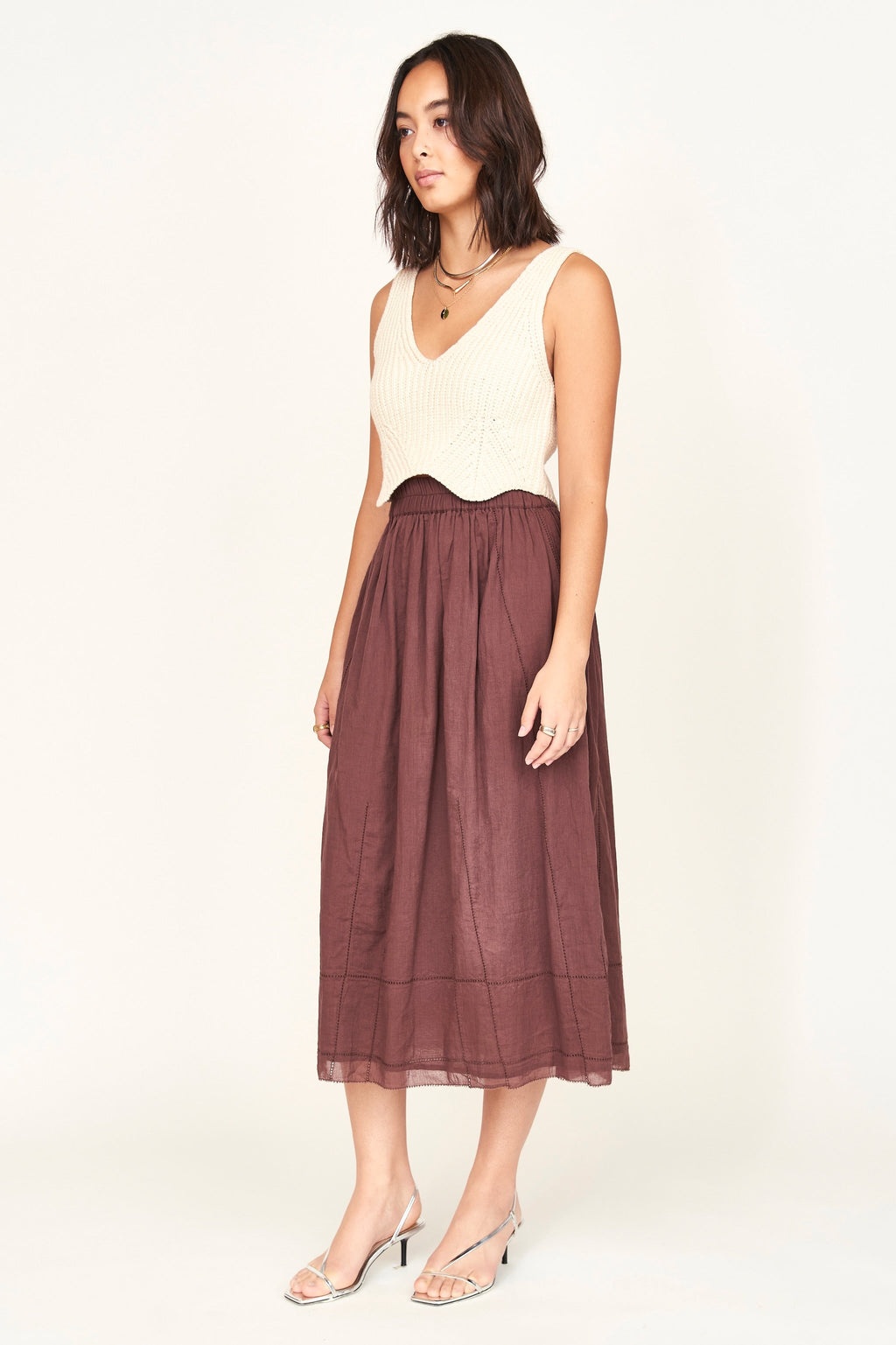 Gathered skirt