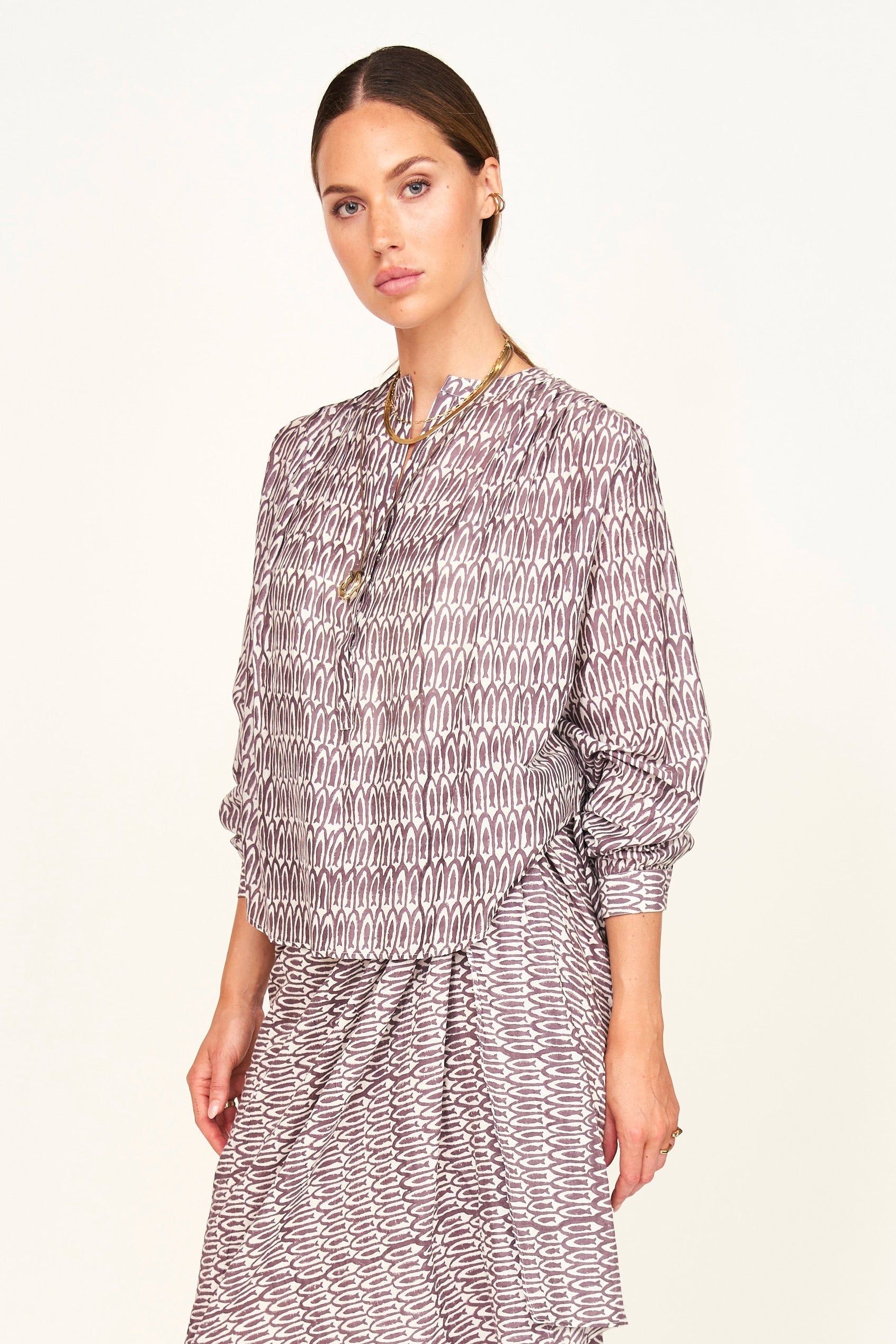 Light & airy long sleeved blouse