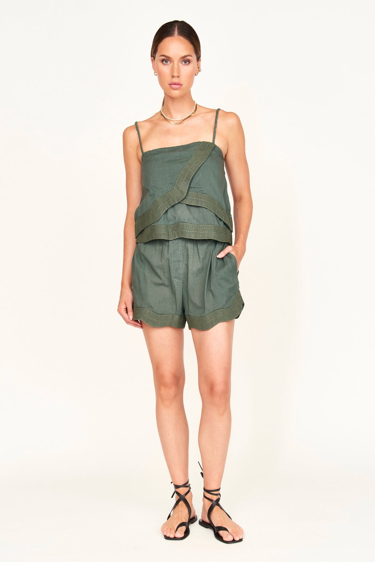 High waisted shorts