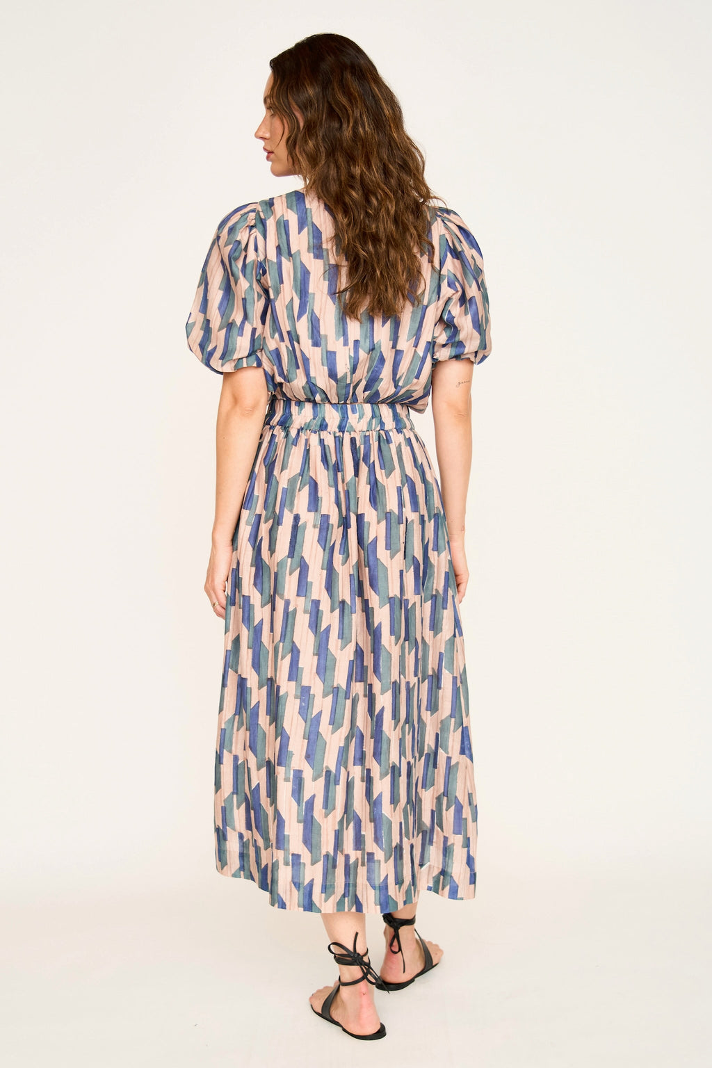Skirt in Cerulean Rainfall
