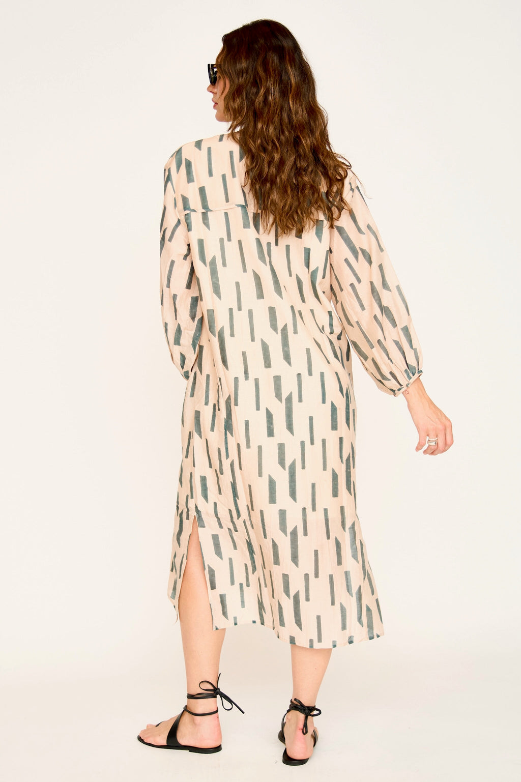 Caftan in Parchment Rainfall