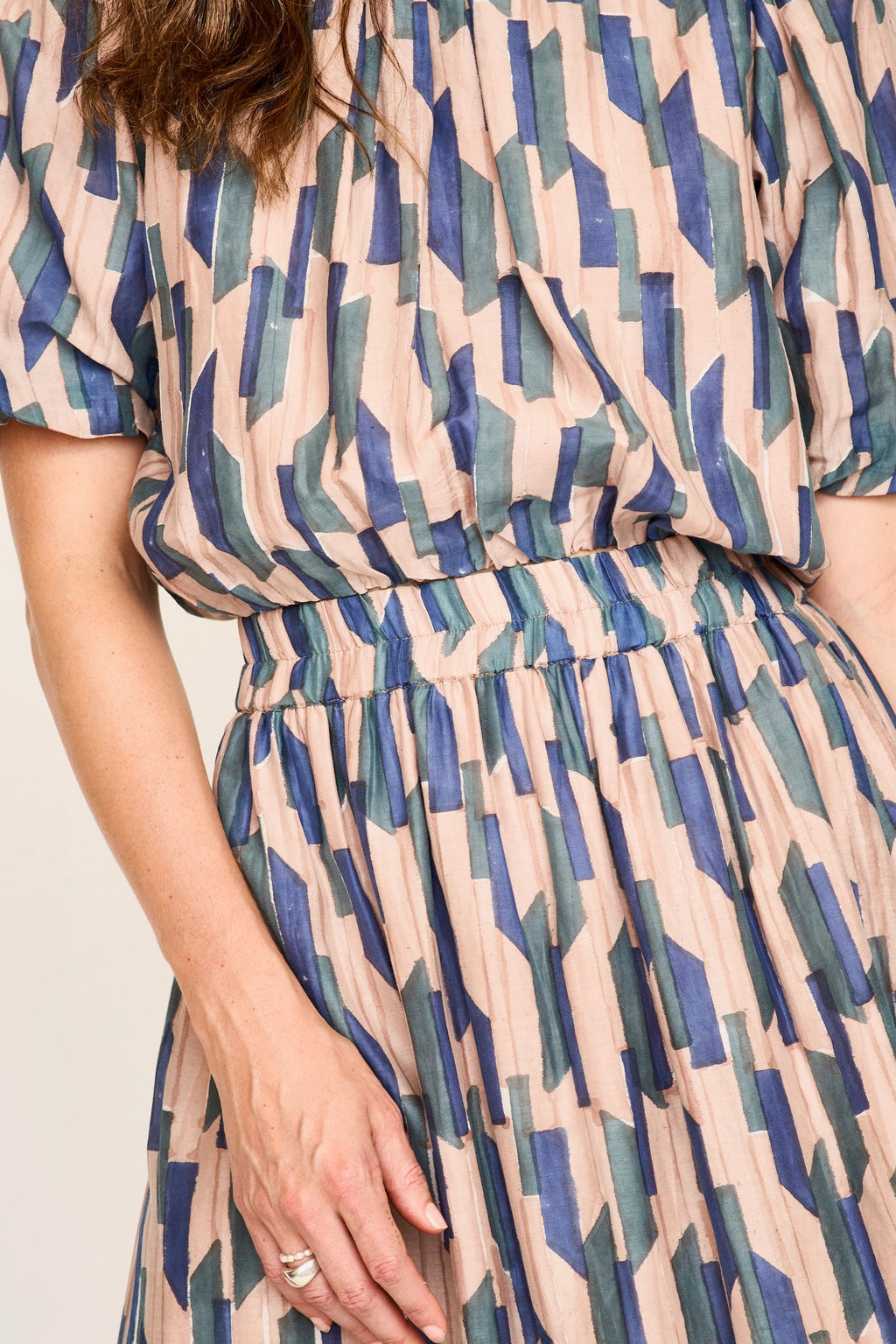 Skirt in Cerulean Rainfall