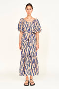 Dress Cerulean Rainfall elastic cuffs