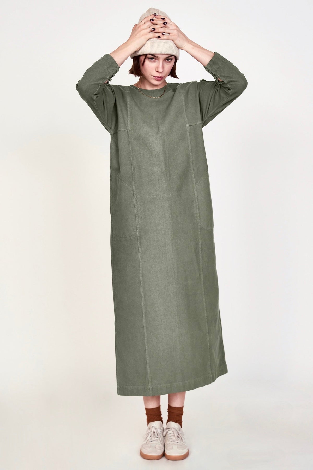 Canvas Dress in Turtle