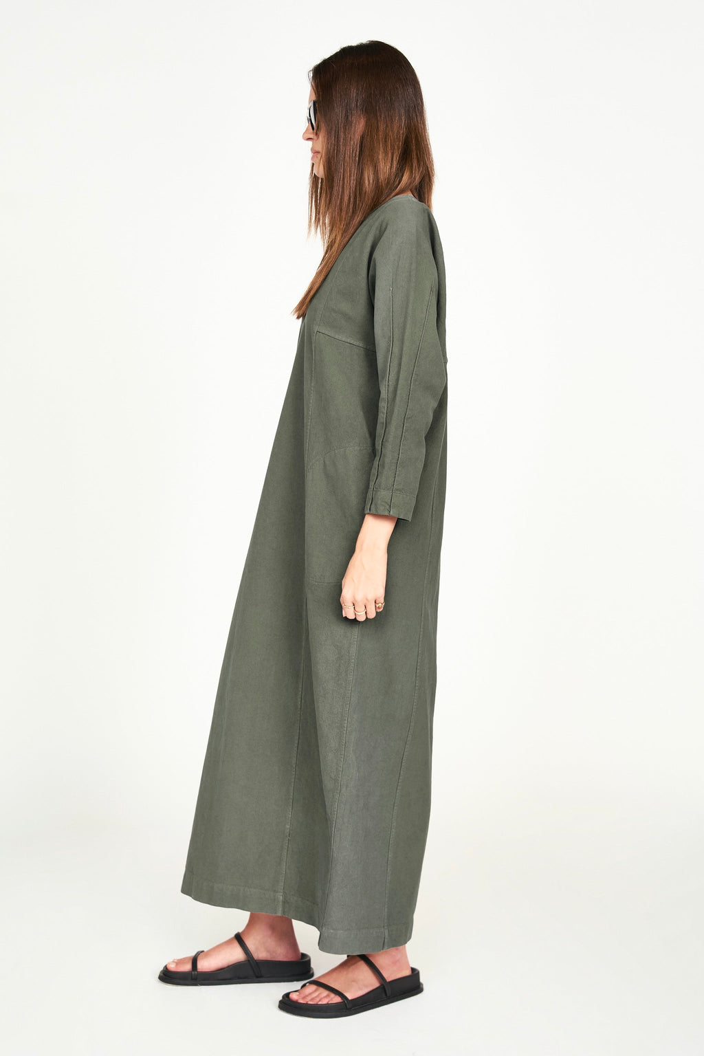 Canvas Dress in Turtle