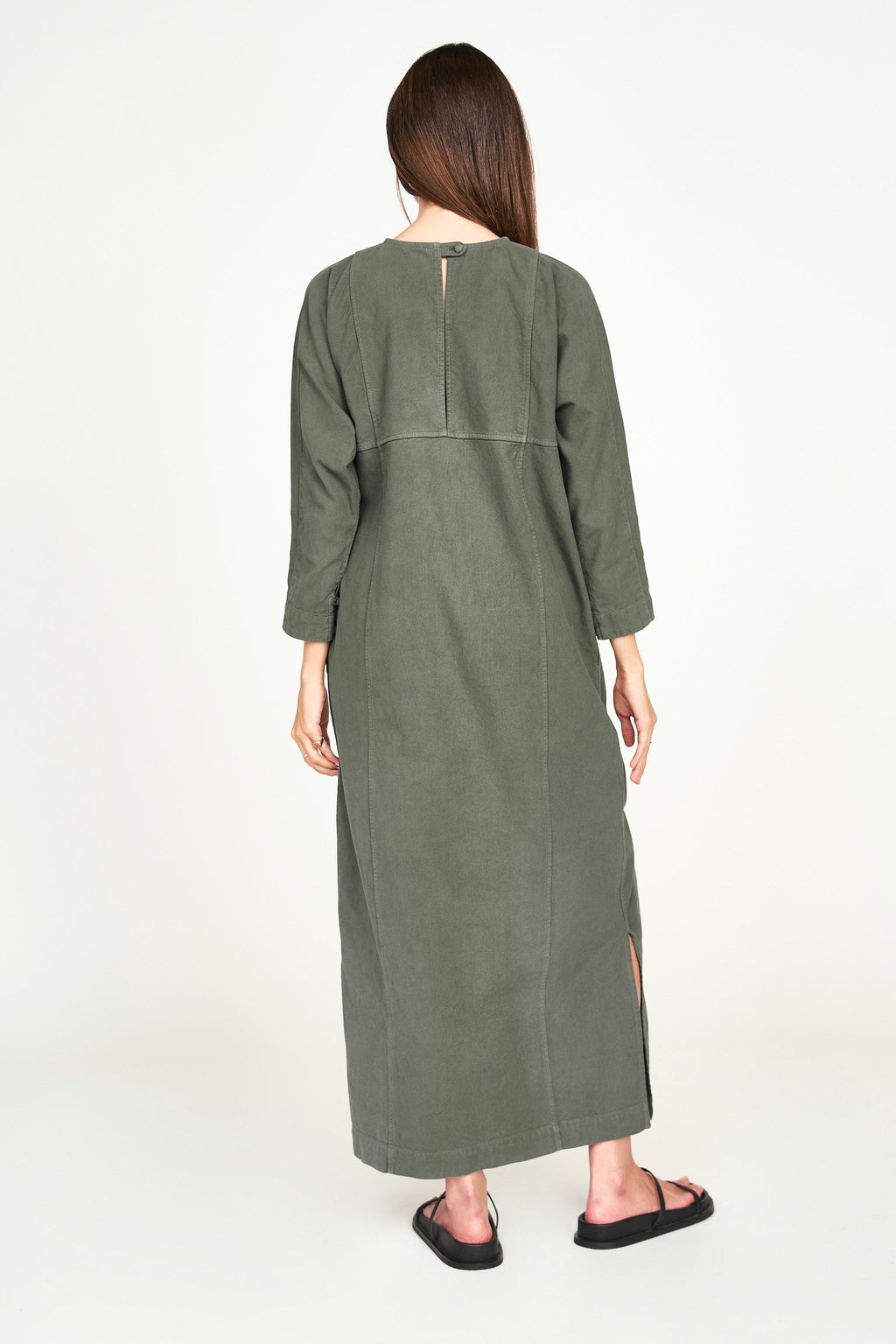 Canvas Dress in Turtle