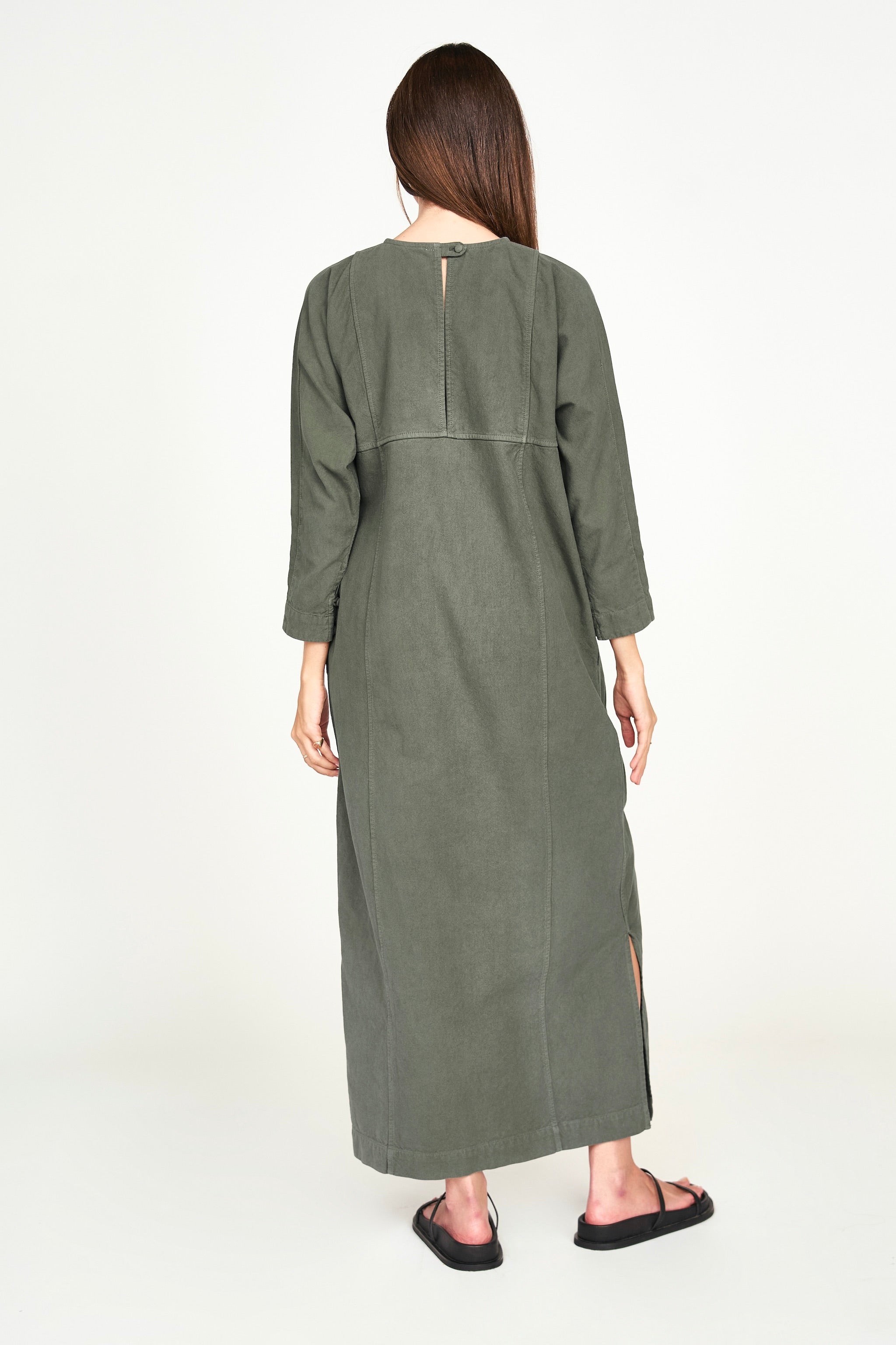 Canvas Dress in Turtle
