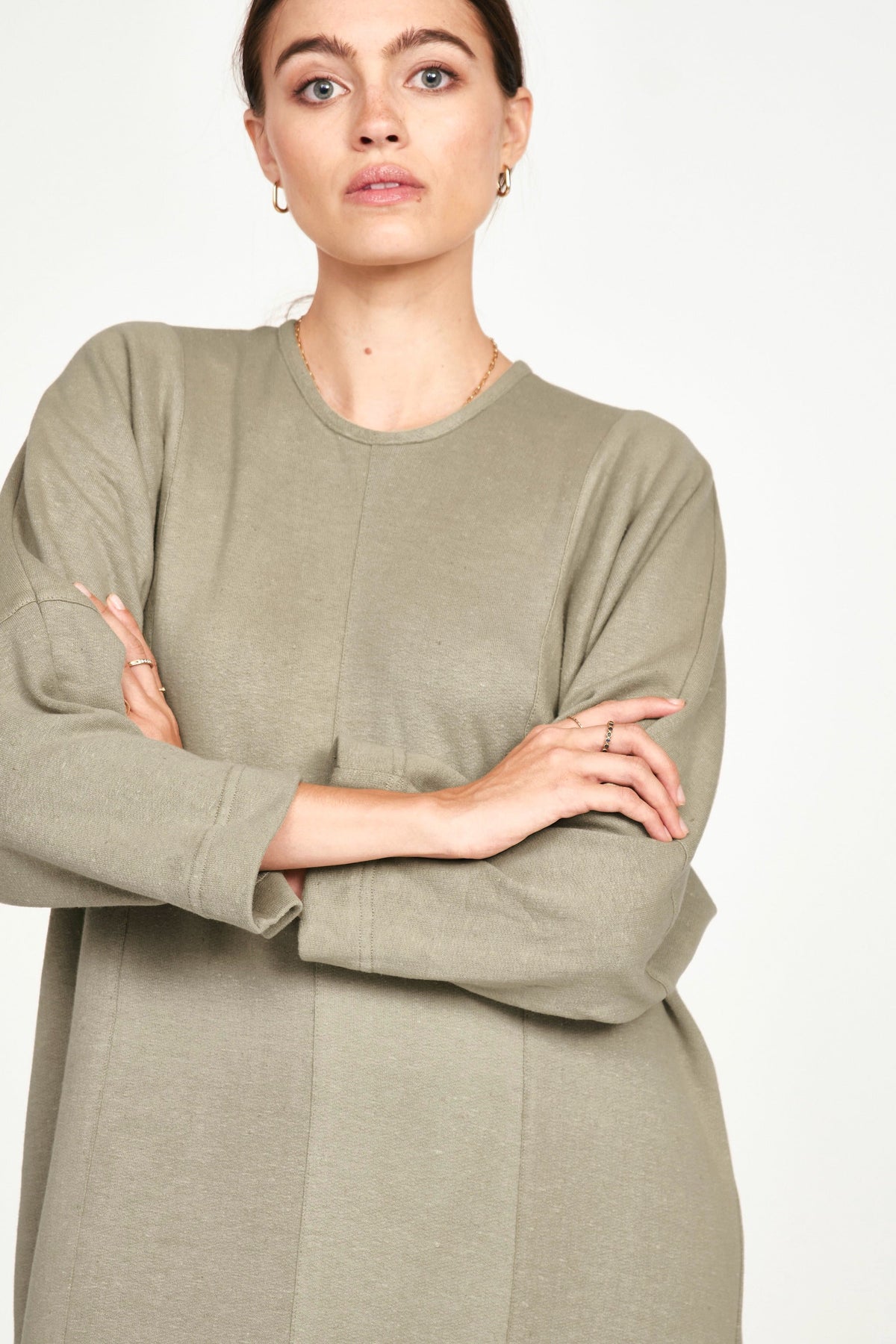 Lounge Dress in Sagebrush