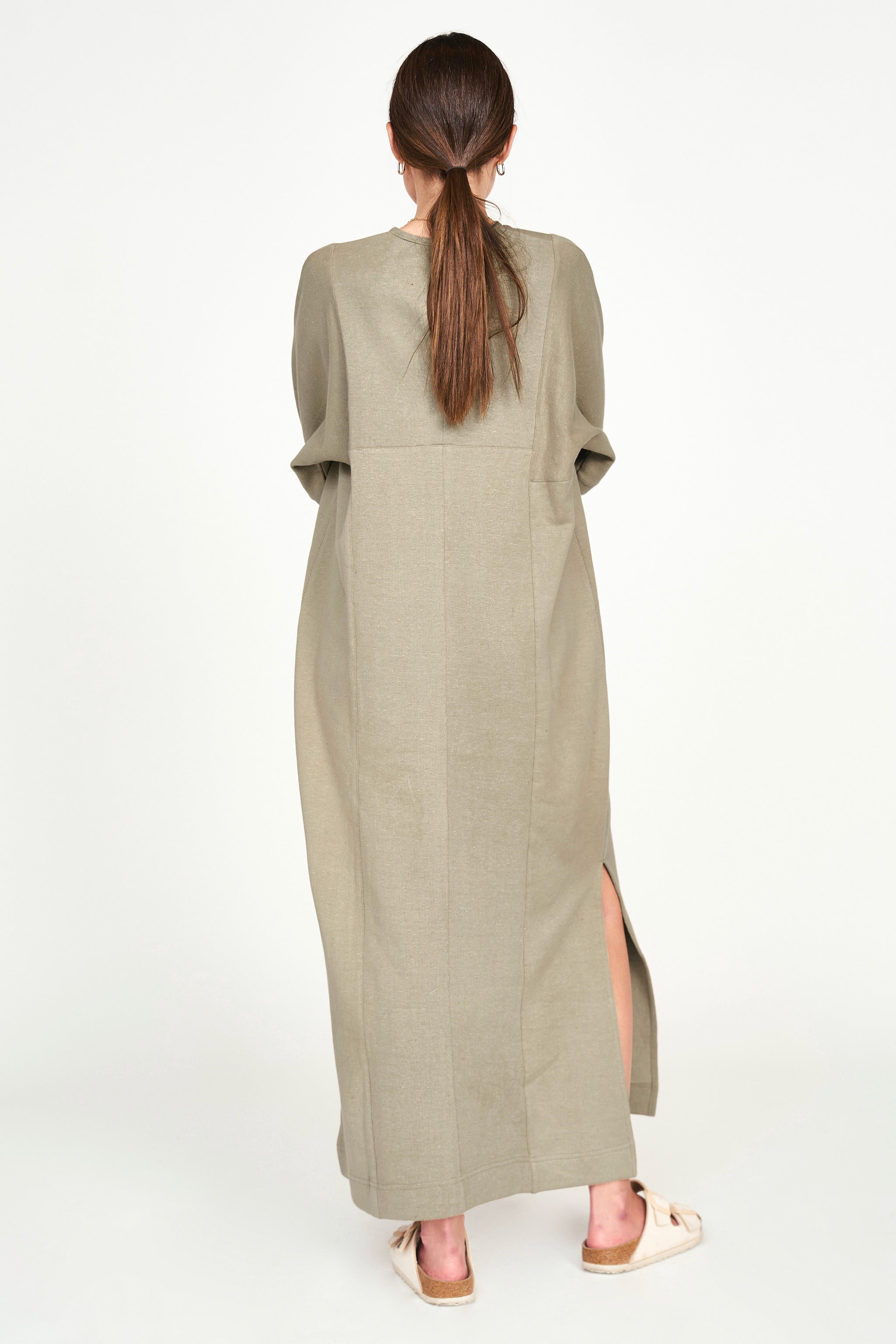 Lounge Dress in Sagebrush
