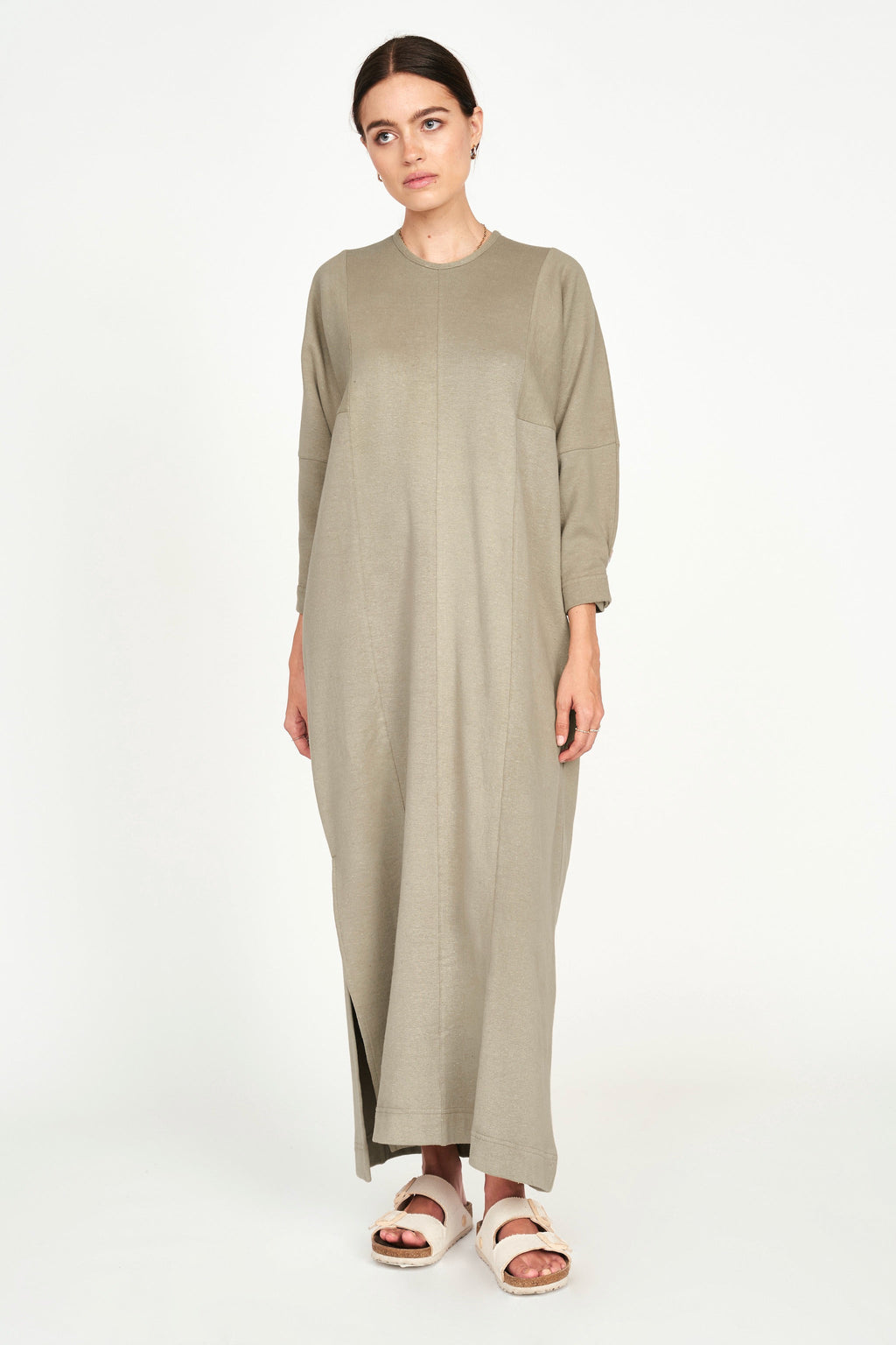 Lounge Dress in Sagebrush