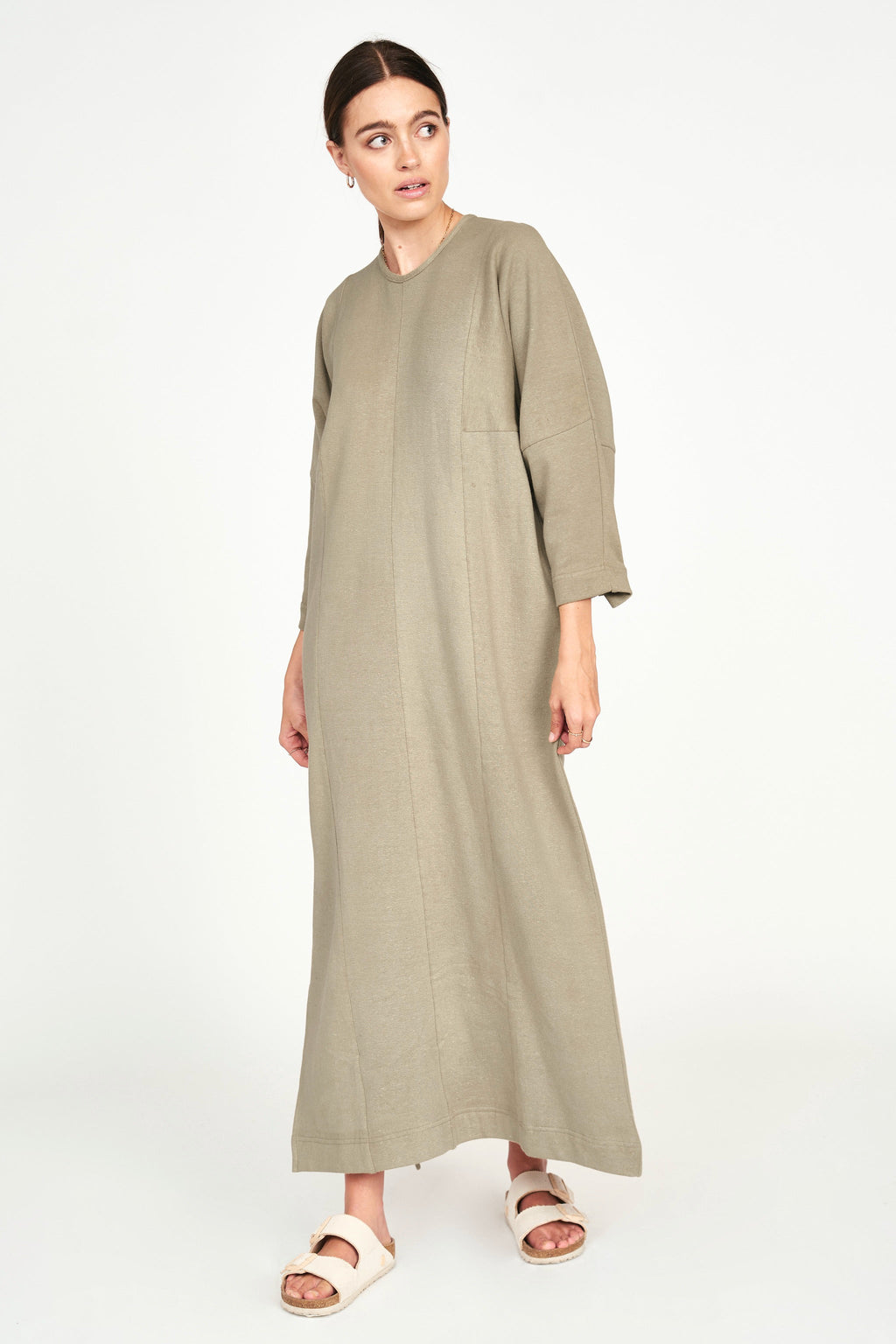 Lounge Dress in Sagebrush