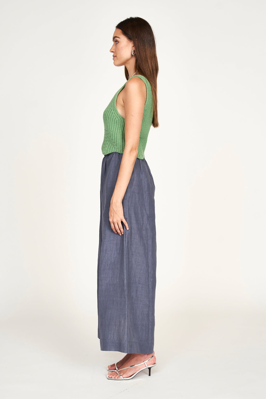 Knit Tank in Clover