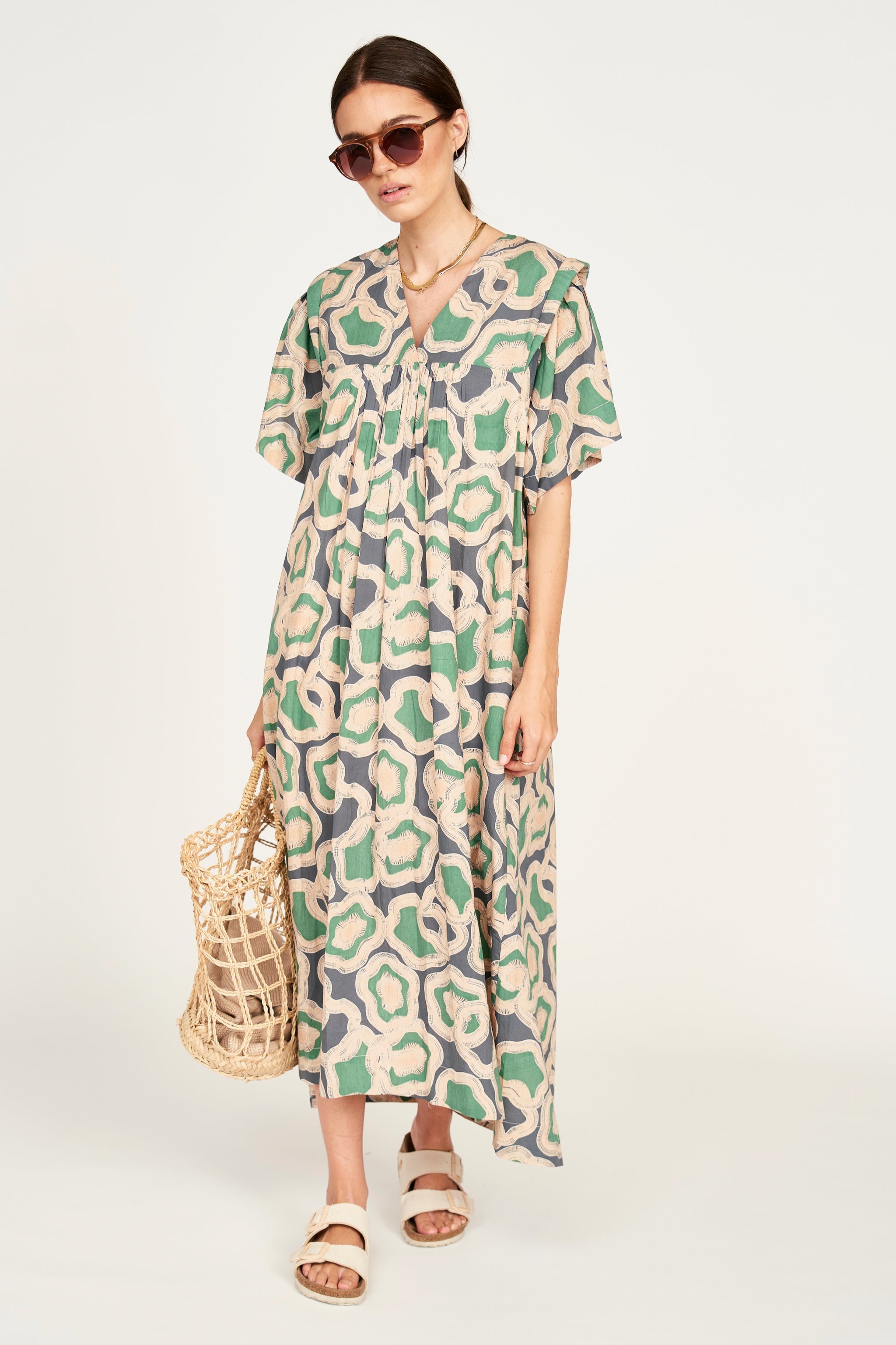 Caftan in Marine Puddles