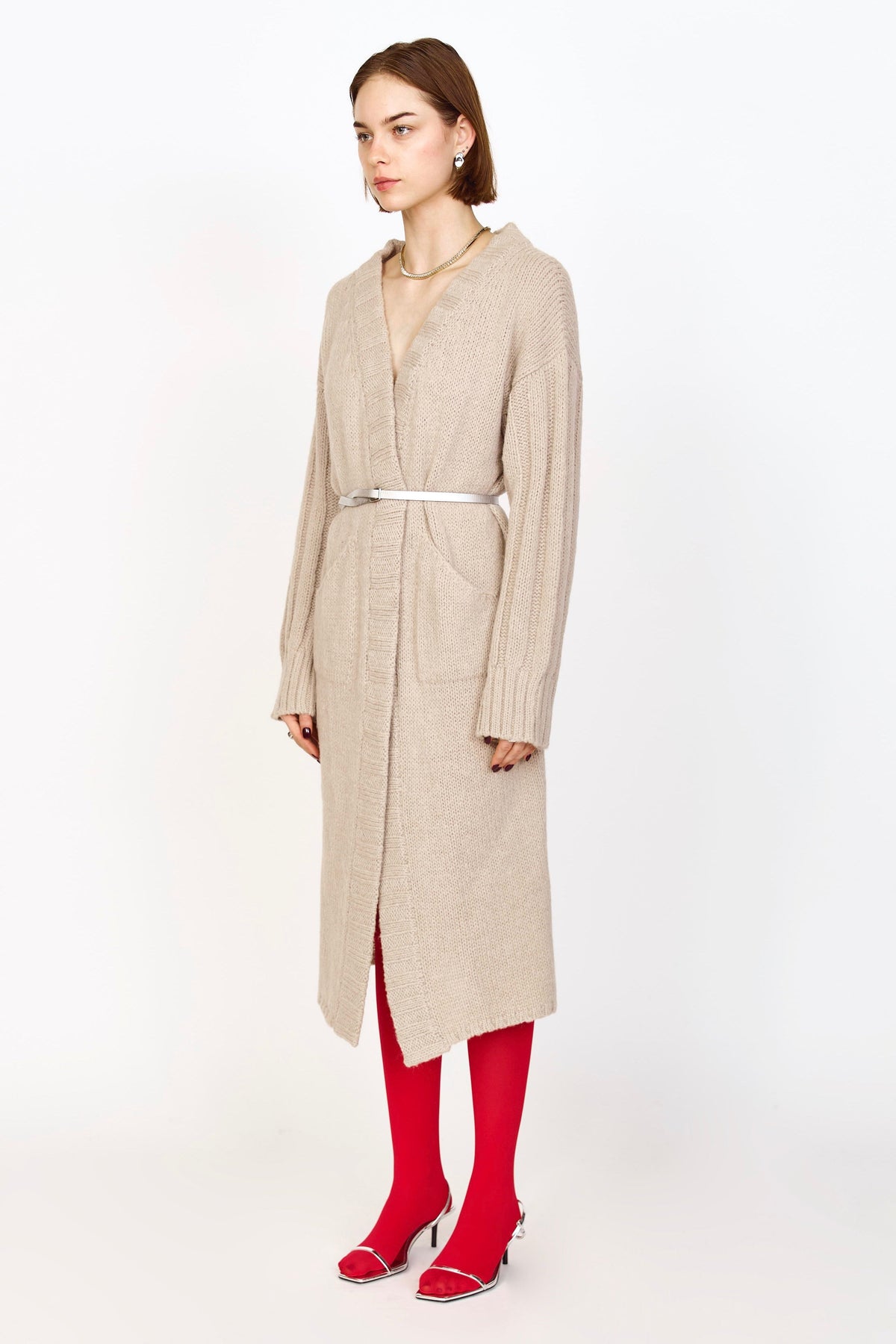 Blanket Cardigan in Camel