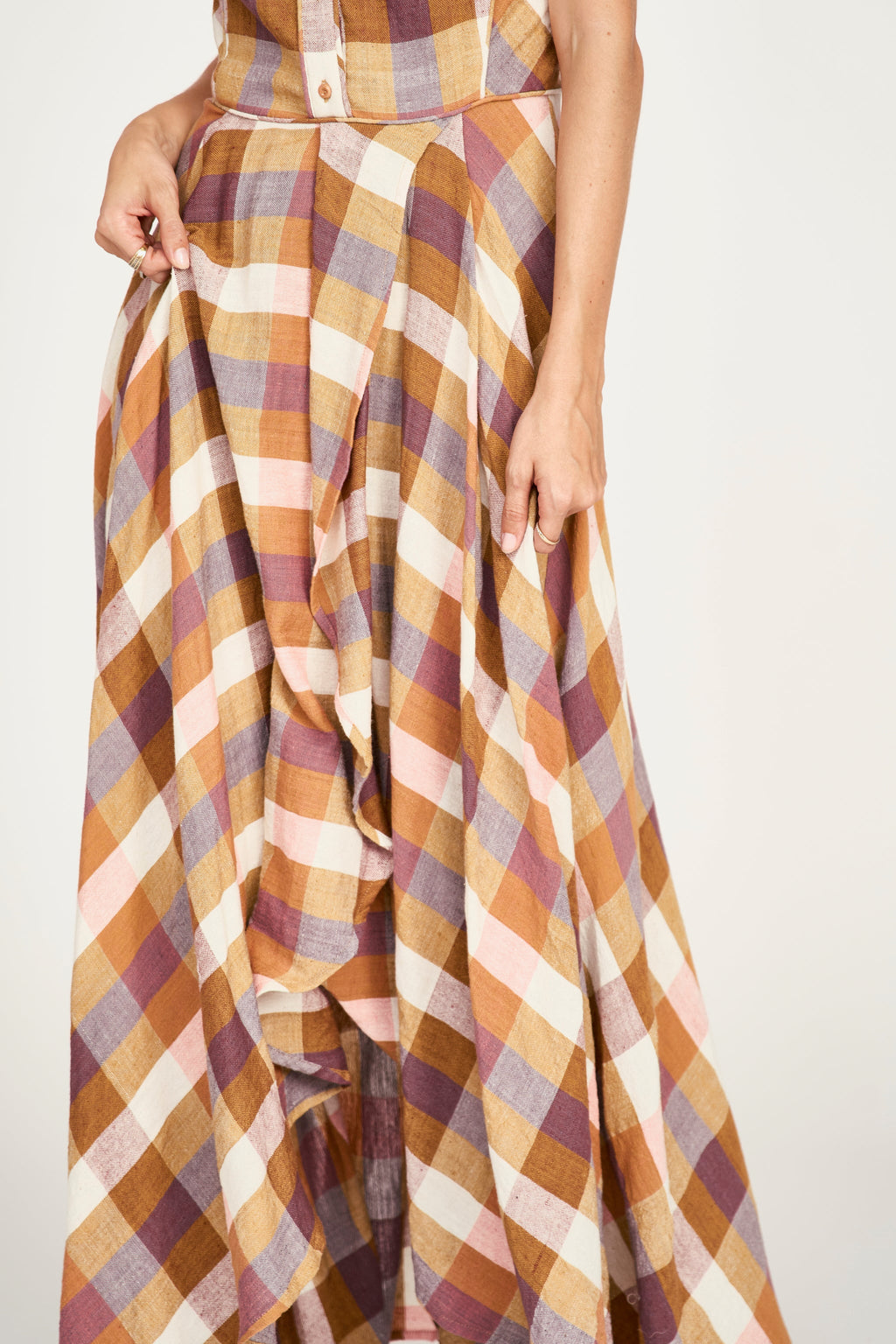 Dress in Desert Plaid