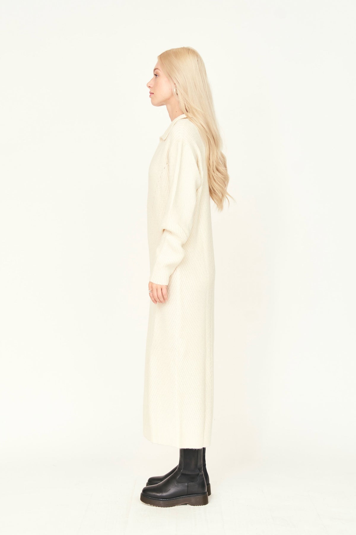 Sweater Dress in Ivory
