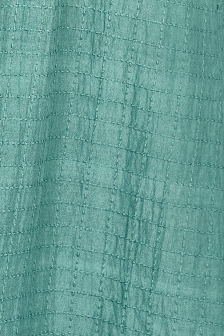 Top in Teal Stitch