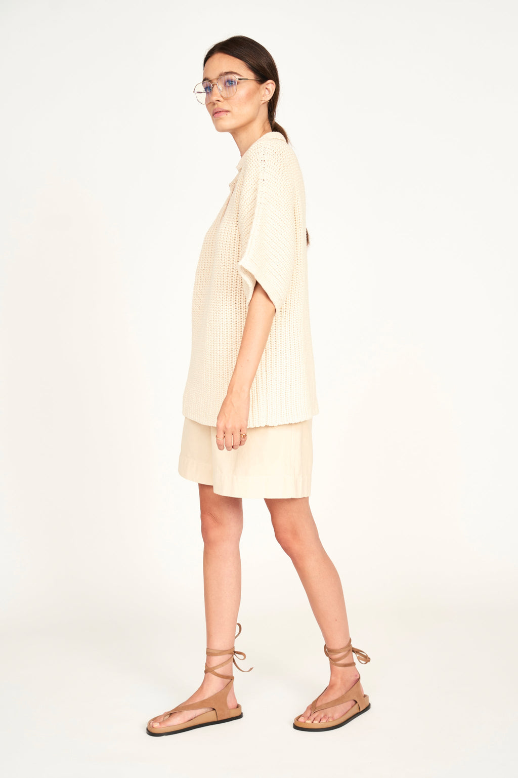 Knit Top in Bone