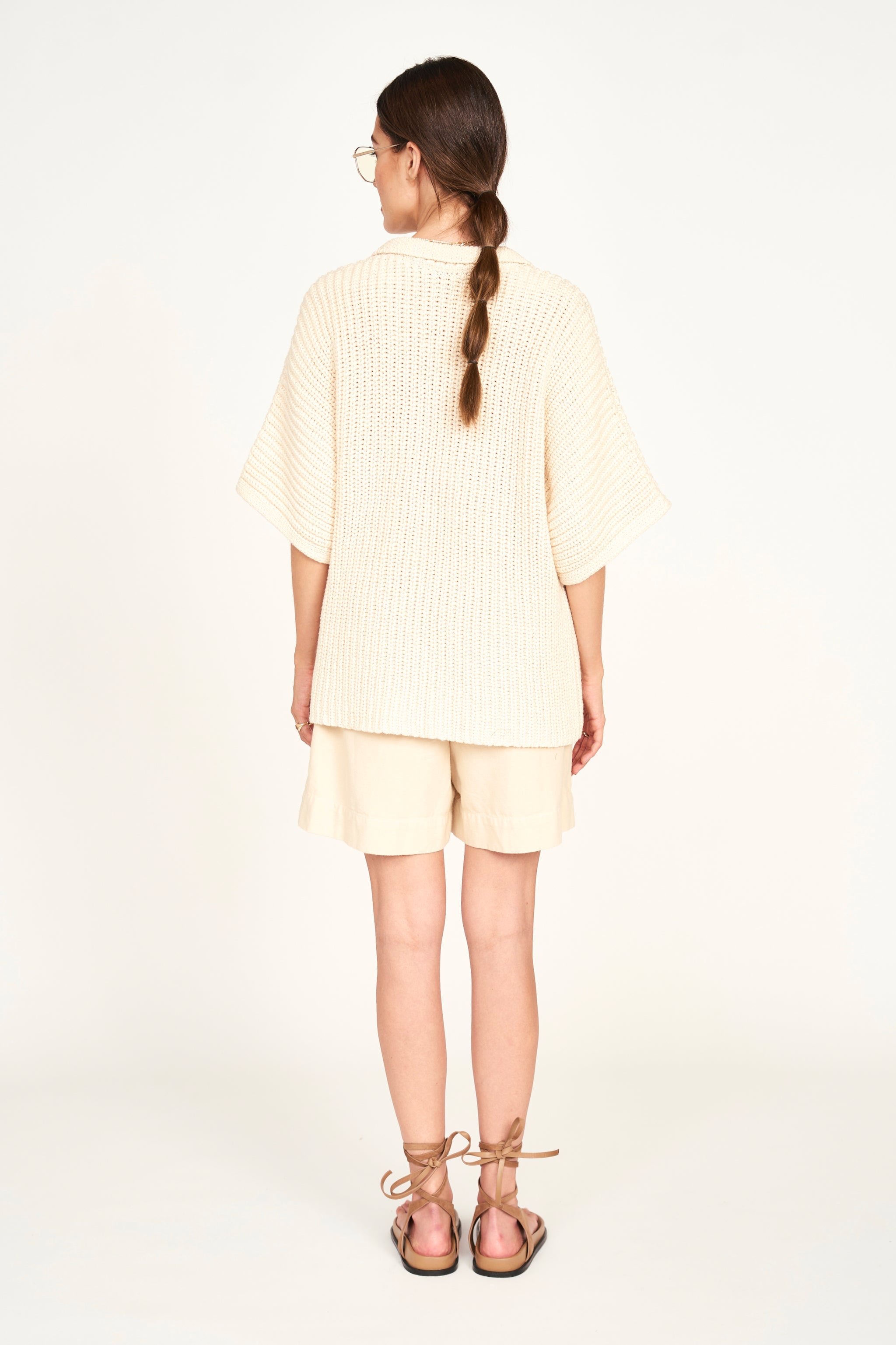 Knit Top in Bone
