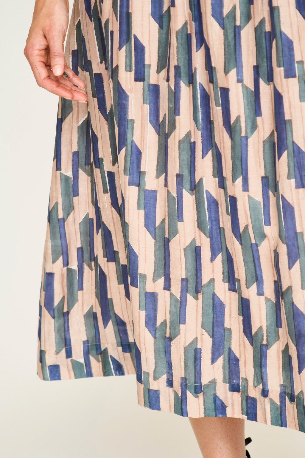 Skirt in Cerulean Rainfall
