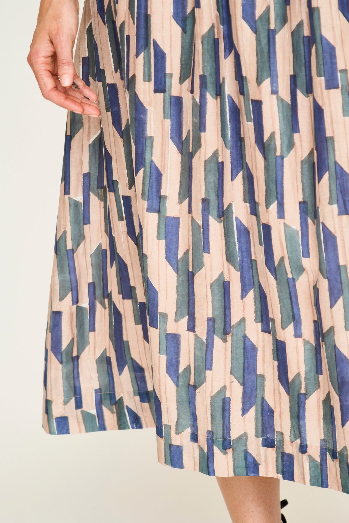 Skirt in Cerulean Rainfall
