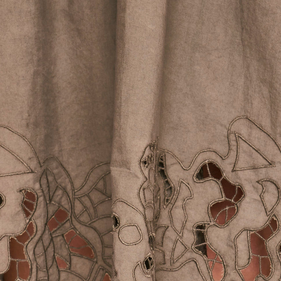 A line silhouette Cutwork Dress