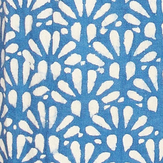 Dress in Trellis in Indigo