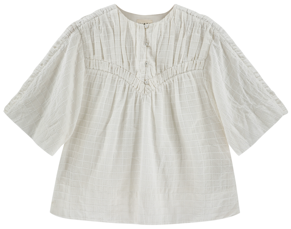 Front button placket Top