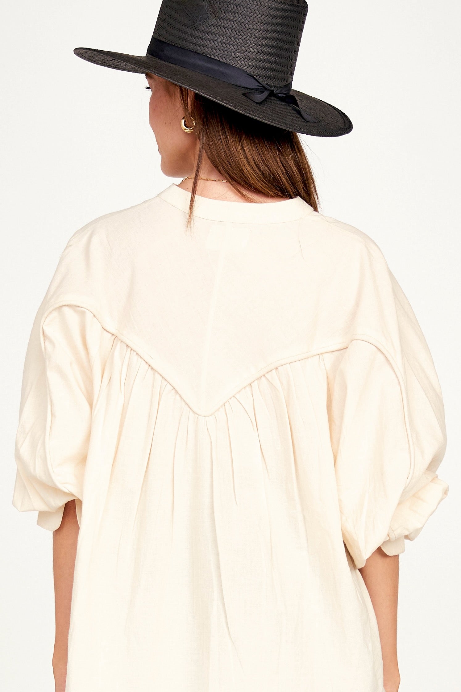 Blouse in Oat