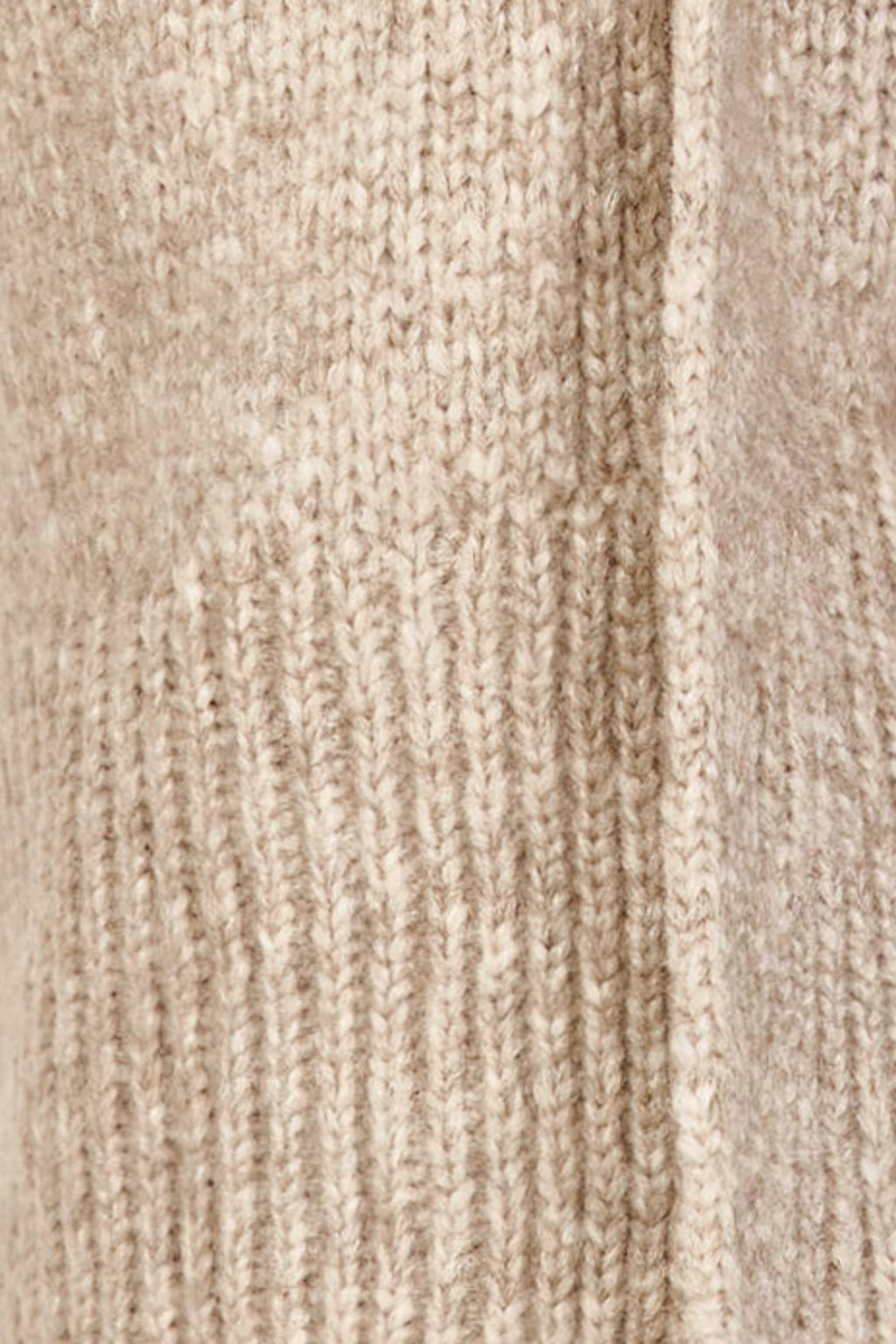 Open Side Pullover in Camel