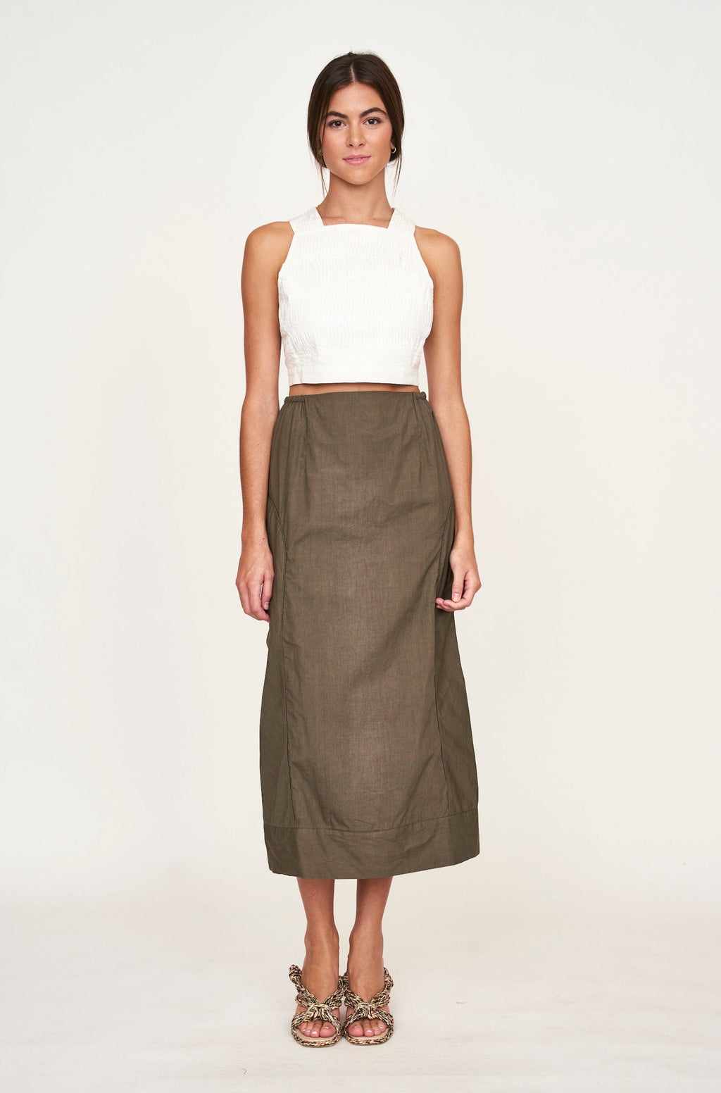 Pleated pintuck Top