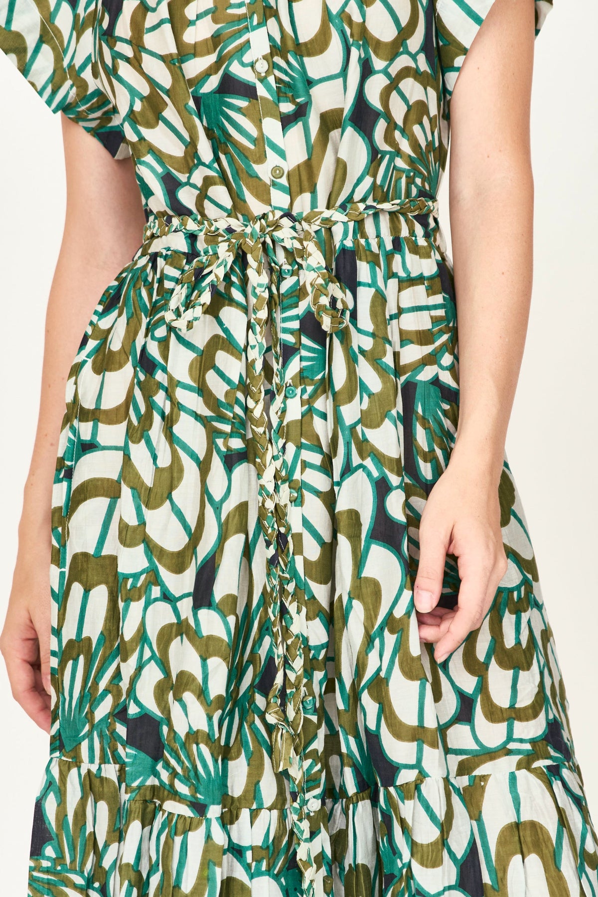 Short raglan sleeves dress
