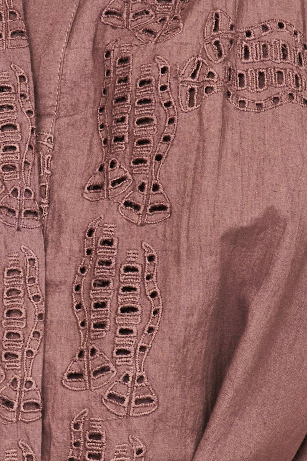 Dress in Marine Eyelet