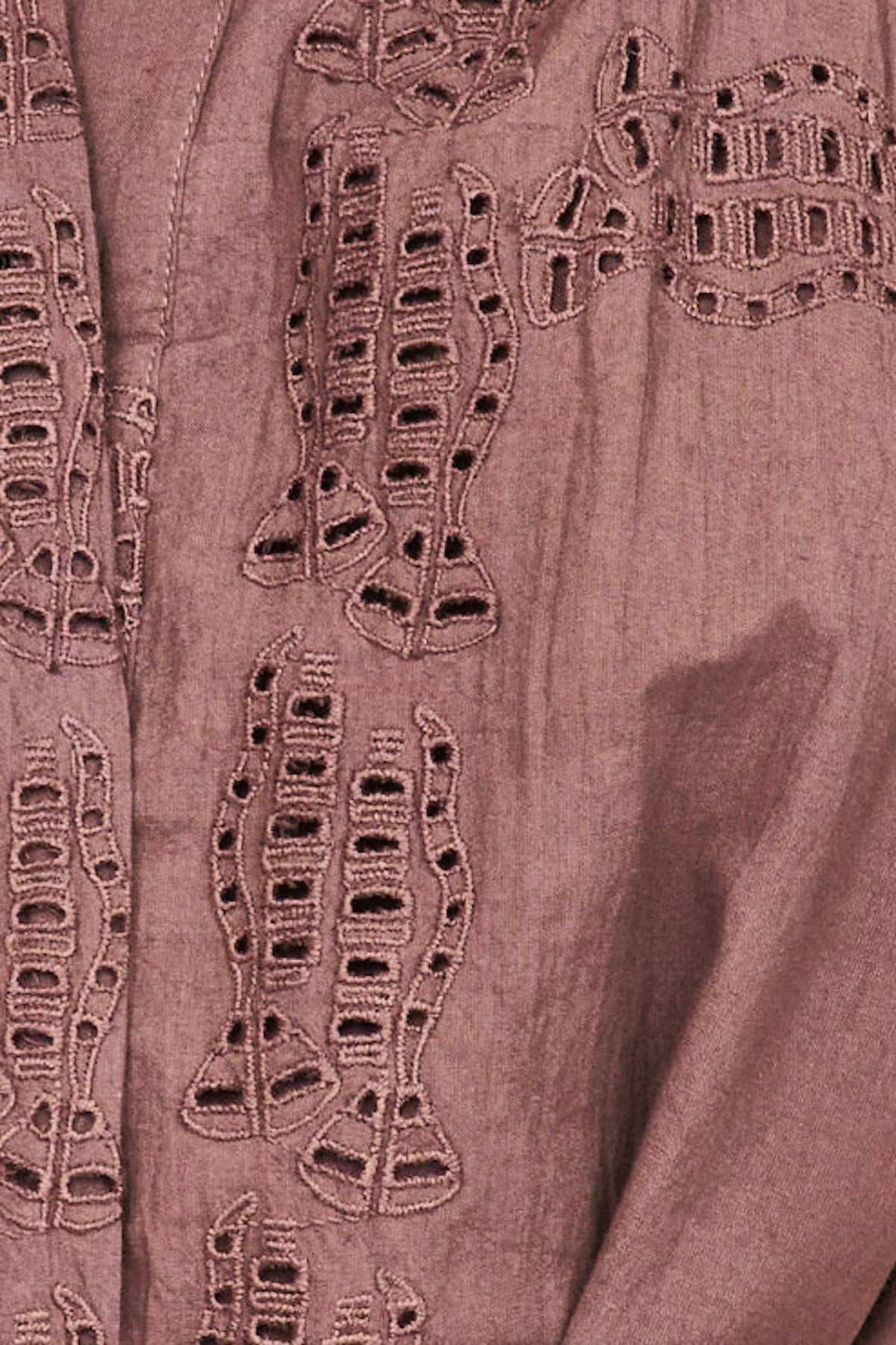 Dress in Marine Eyelet