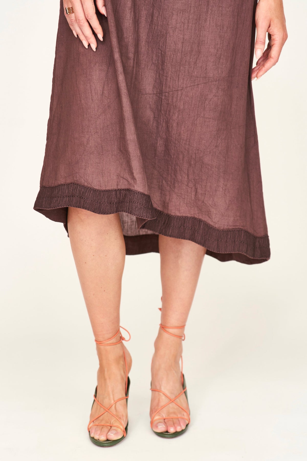 A-line midi dress