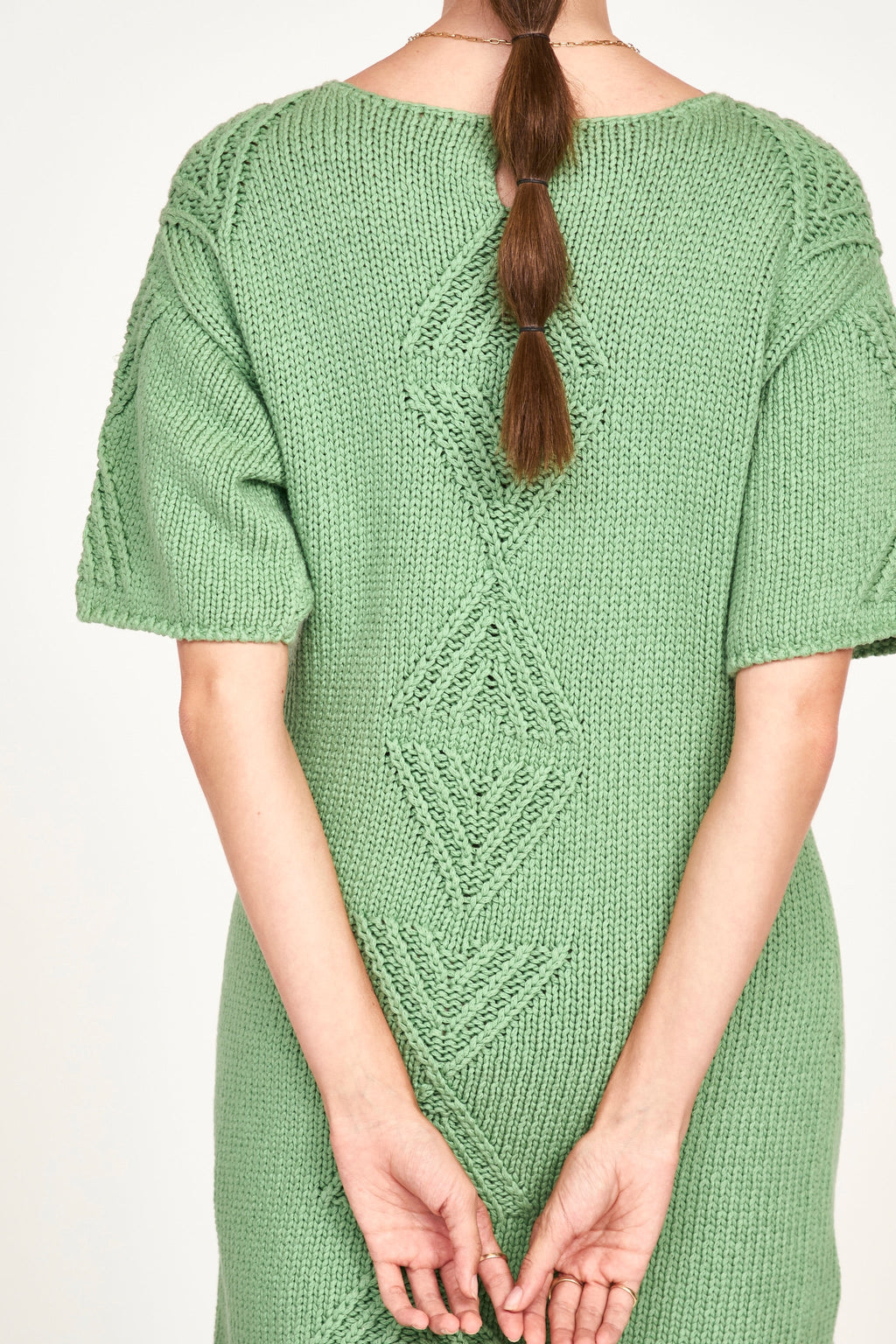 Dolman sleeve sweater mini dress
