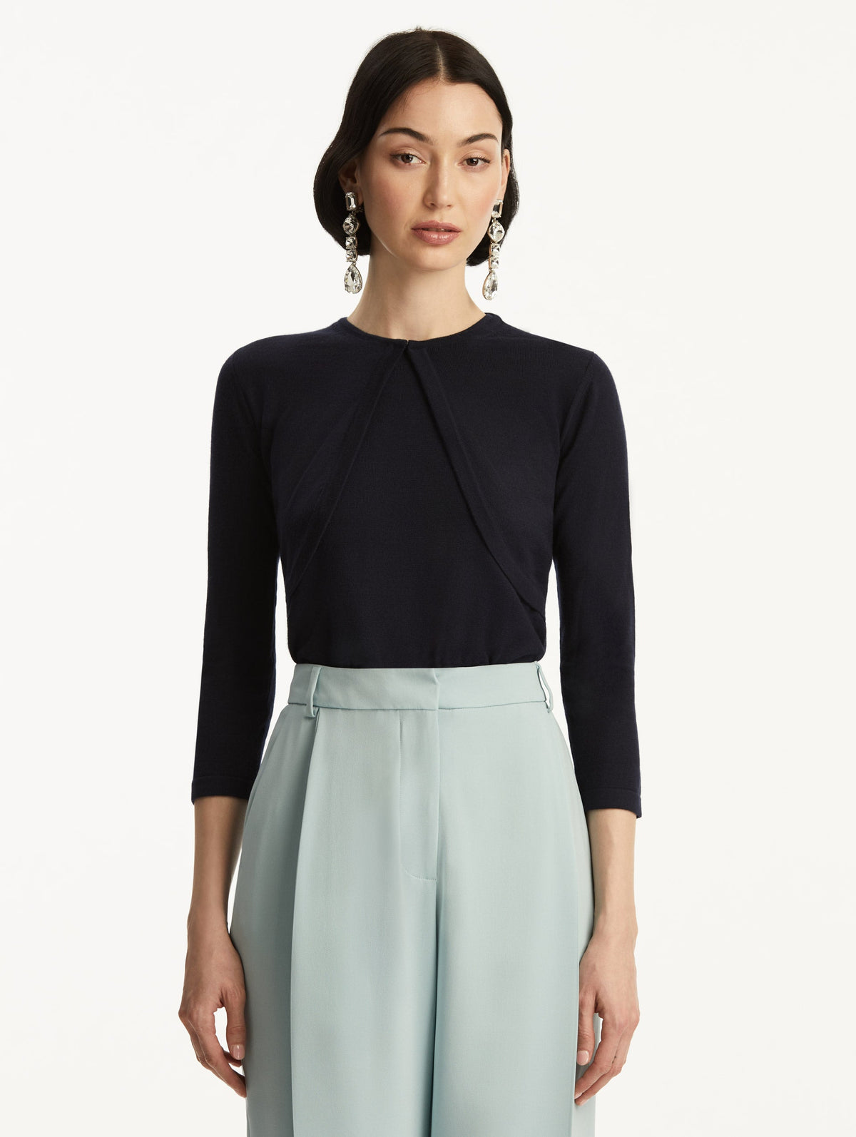 Minimalist Open Front Sweater