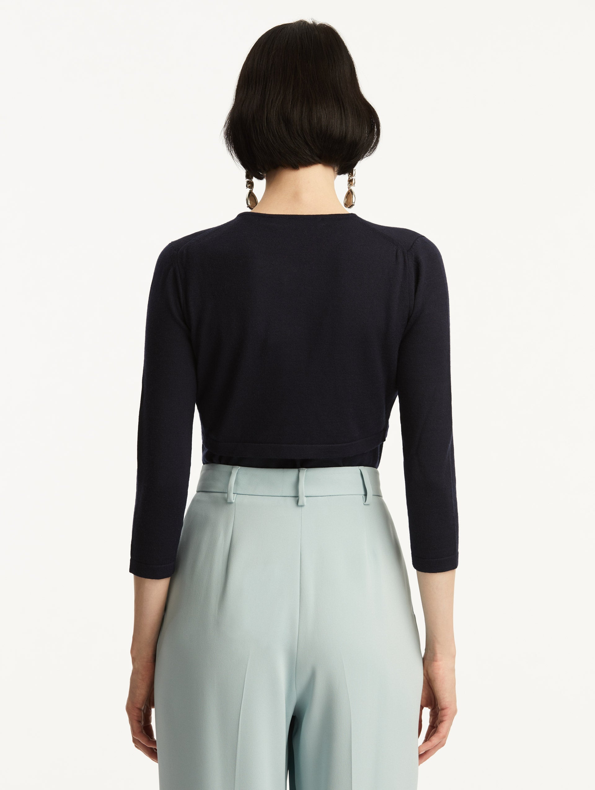 Minimalist Open Front Sweater
