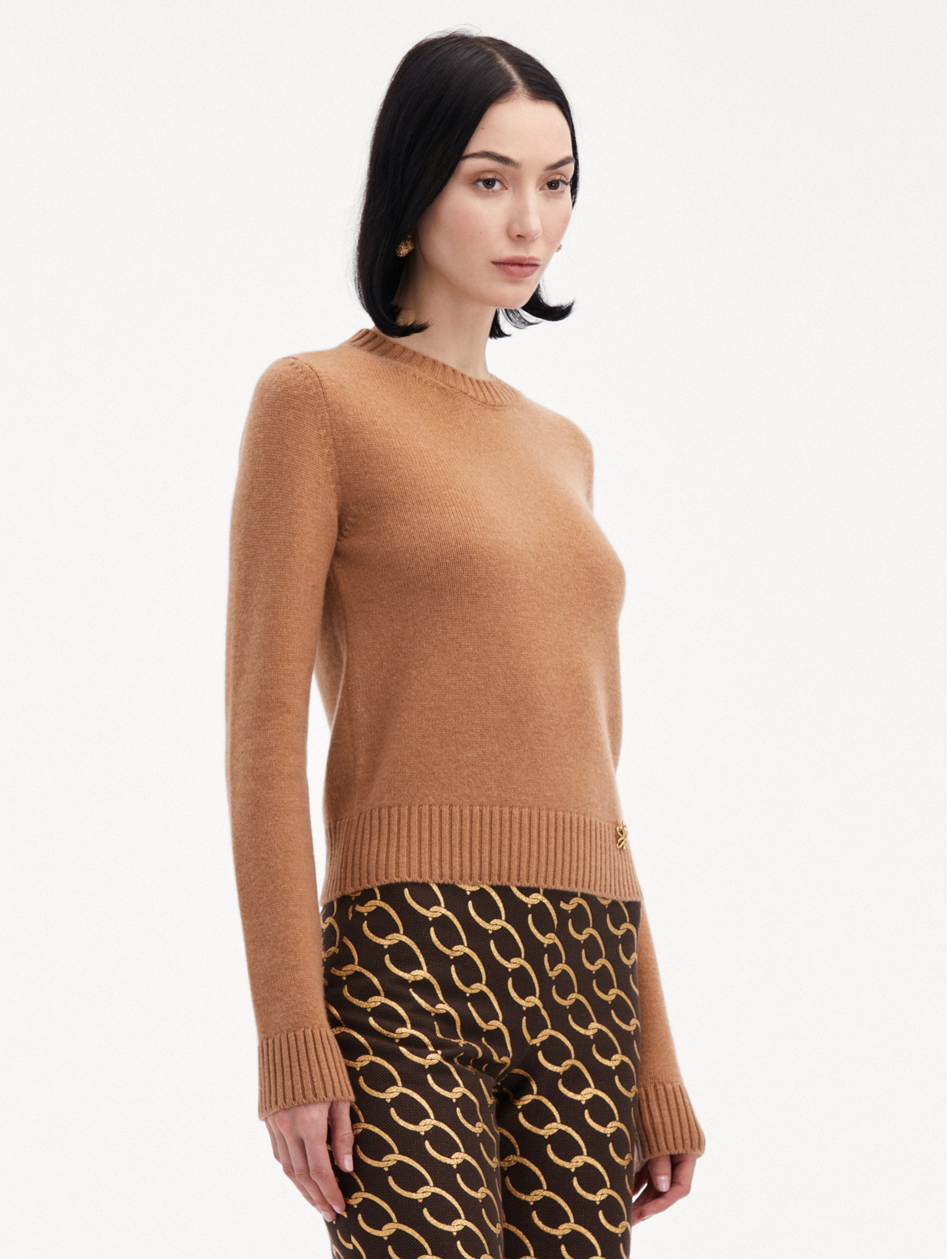 Short Ribbed Long Sleeve Top
