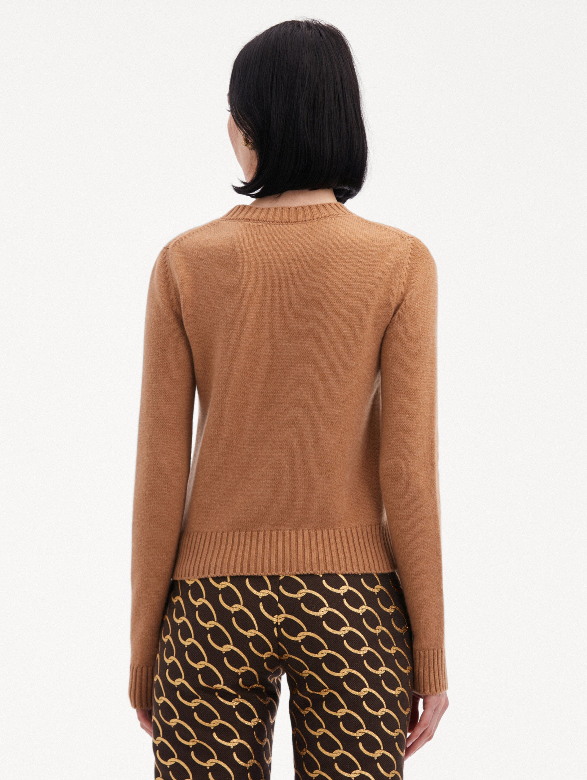 Short Ribbed Long Sleeve Top