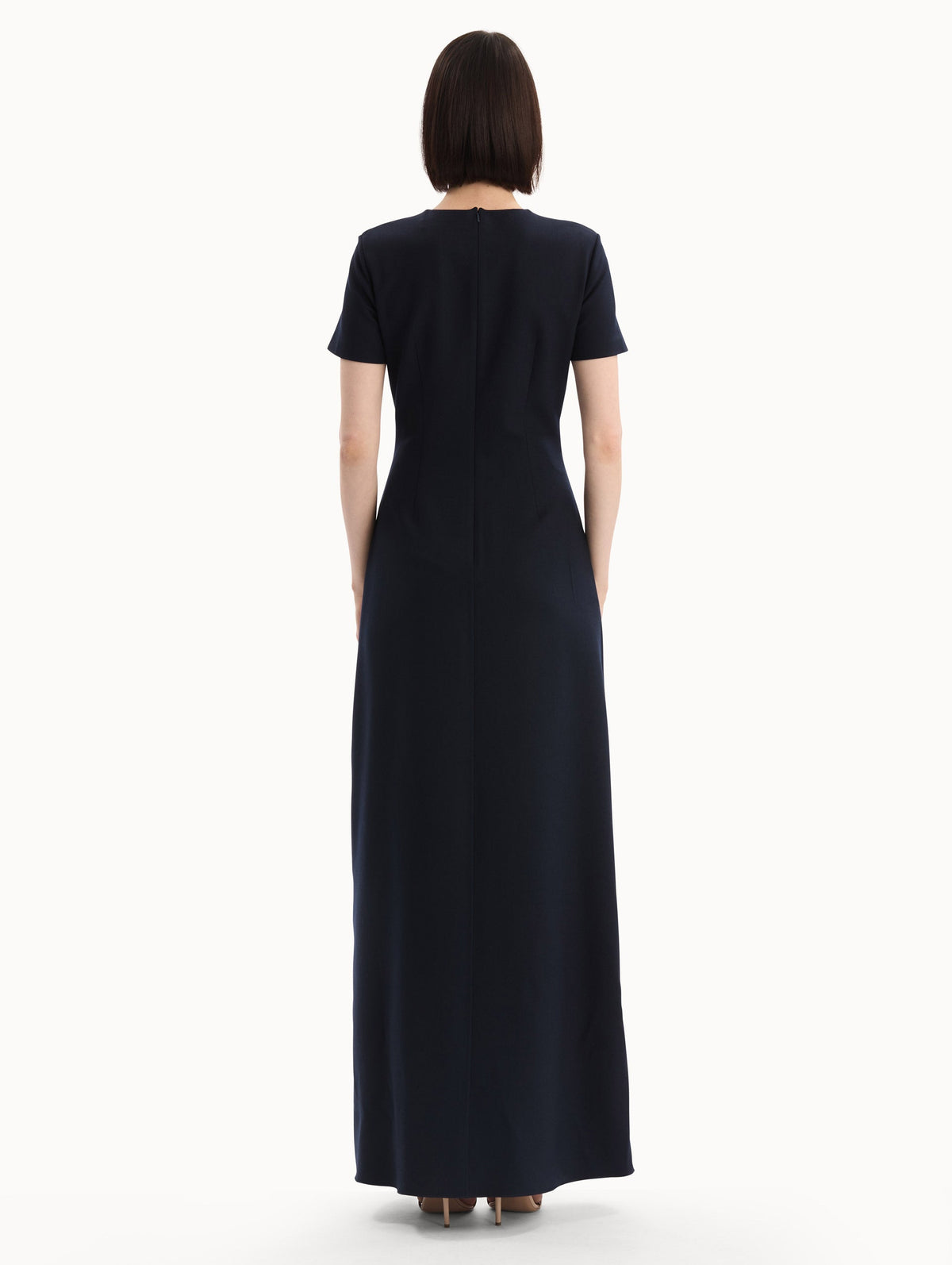 ‌Black Foxglove Embroidered Maxi Dress