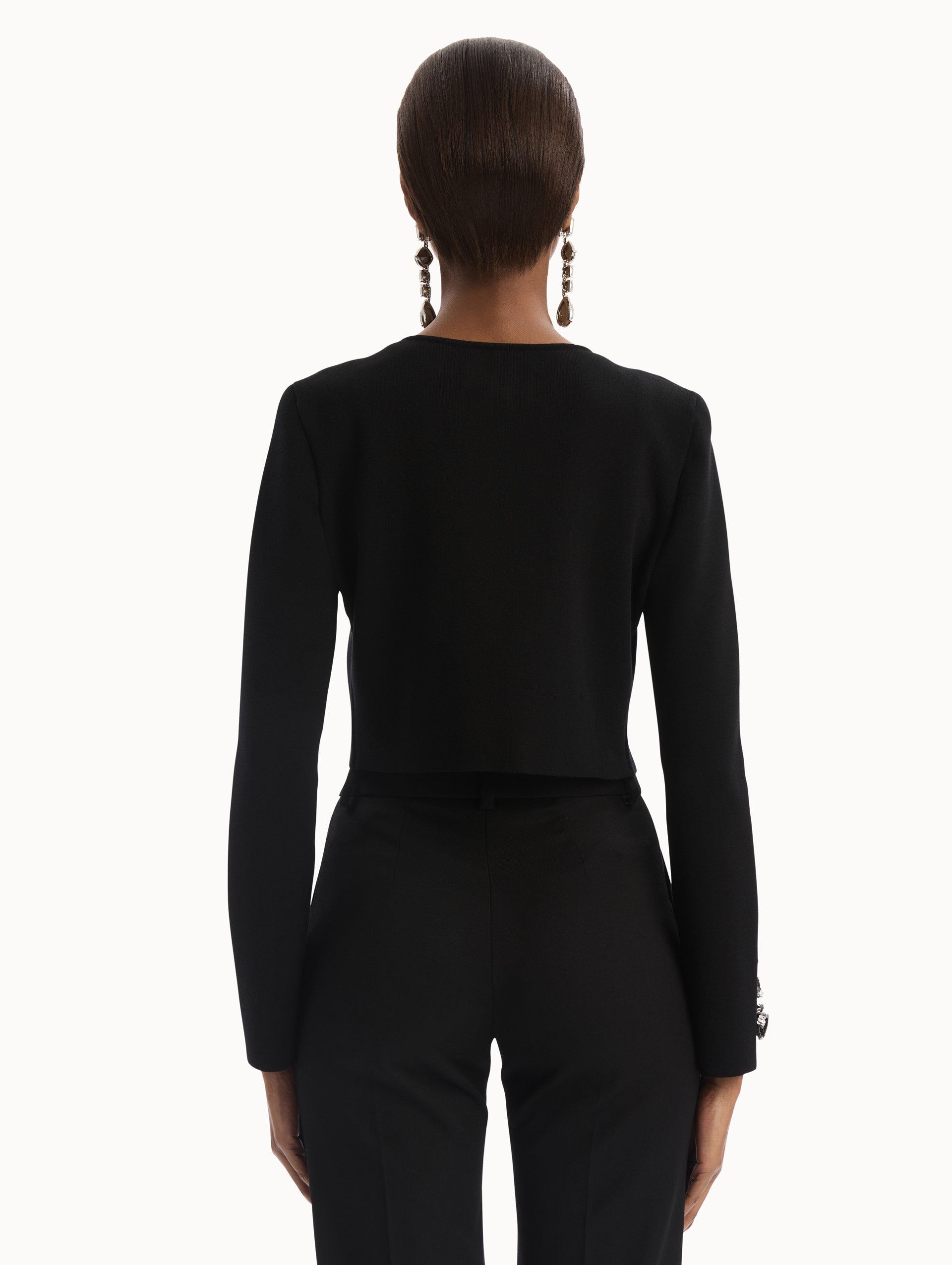 Long Sleeve Embroidered Cardigan