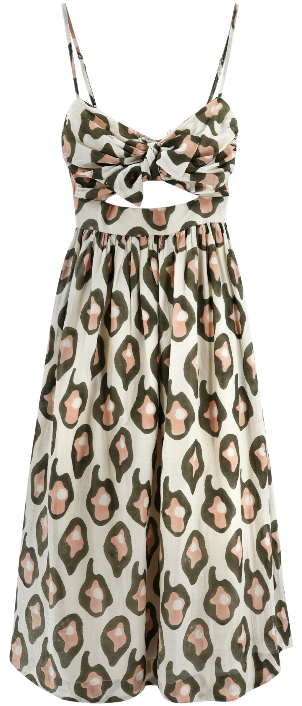 Dress in Oyster Print