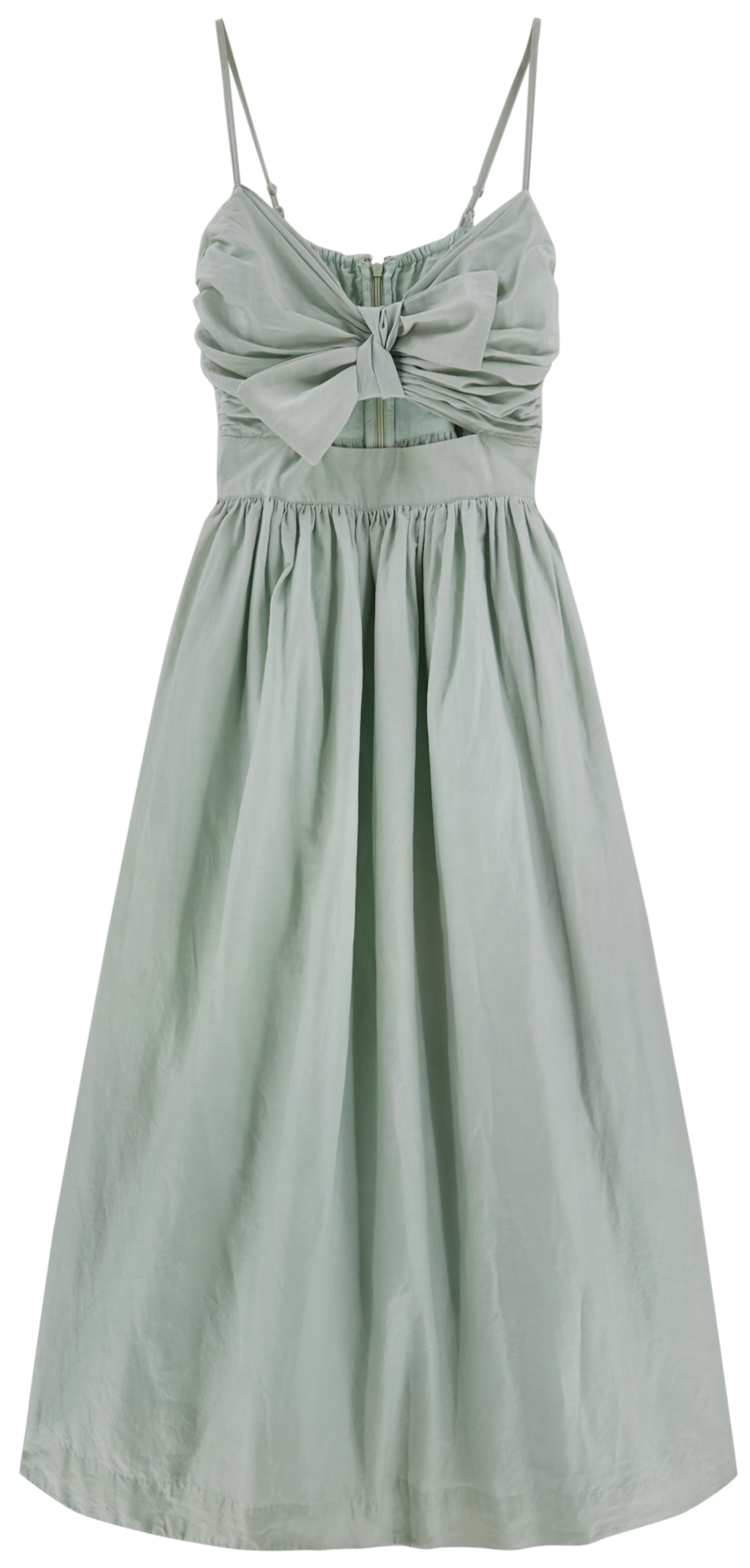 Gathered skirt in Powder